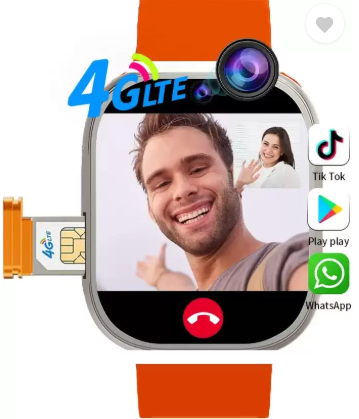 Ultra S9 Smartwatch, 4GB RAM, 64GB storage, dual camera, GPS, video calling.