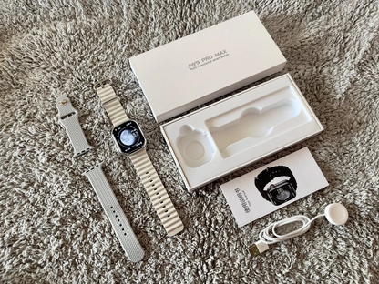 JW9 Pro Max Smartwatch – 2.2” HD Display, Bluetooth Calling, Heart Rate & Sleep Tracker, NFC Access, IP67 Waterproof, Fitness Watch for Android & iOS