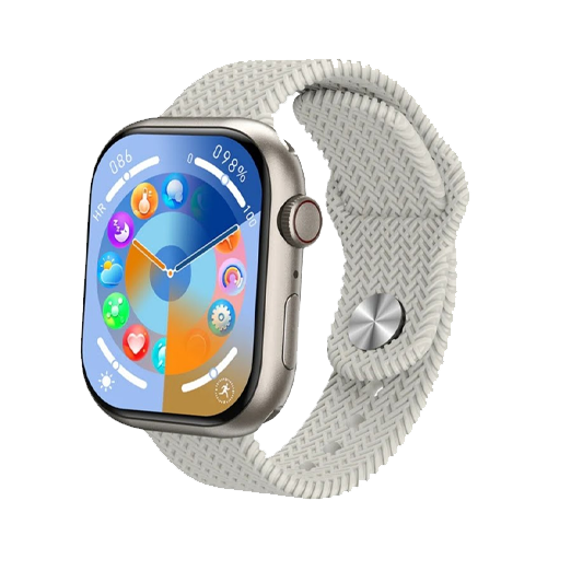 HK 10 Pro+ Edition Smartwatch, fitness tracker, heart rate, sleep tracking, Bluetooth calls, (2 Straps)