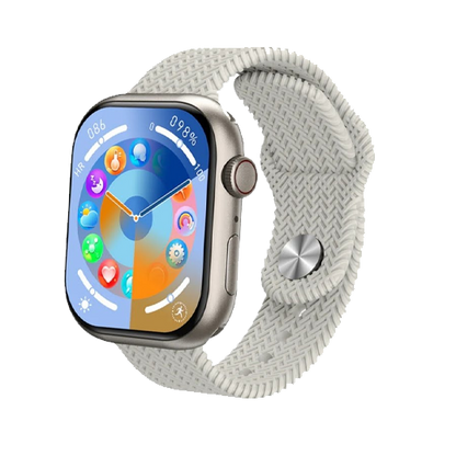 HK 10 Pro+ Edition Smartwatch, fitness tracker, heart rate, sleep tracking, Bluetooth calls, (2 Straps)