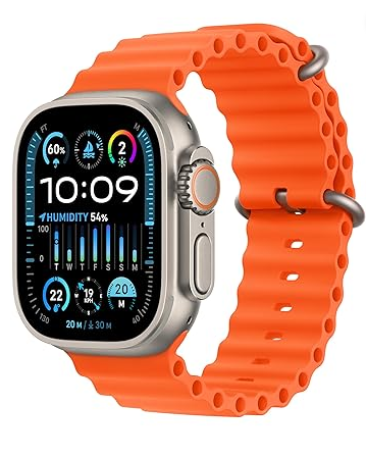 Ultra S9 Smartwatch, 4GB RAM, 64GB storage, dual camera, GPS, video calling.